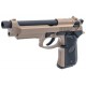 Страйкбольный пистолет KJW M9 A1 GBB, GAS, TAN, металл, рельса, ствол с резьбой - M9A1-TBC.GAS TAN